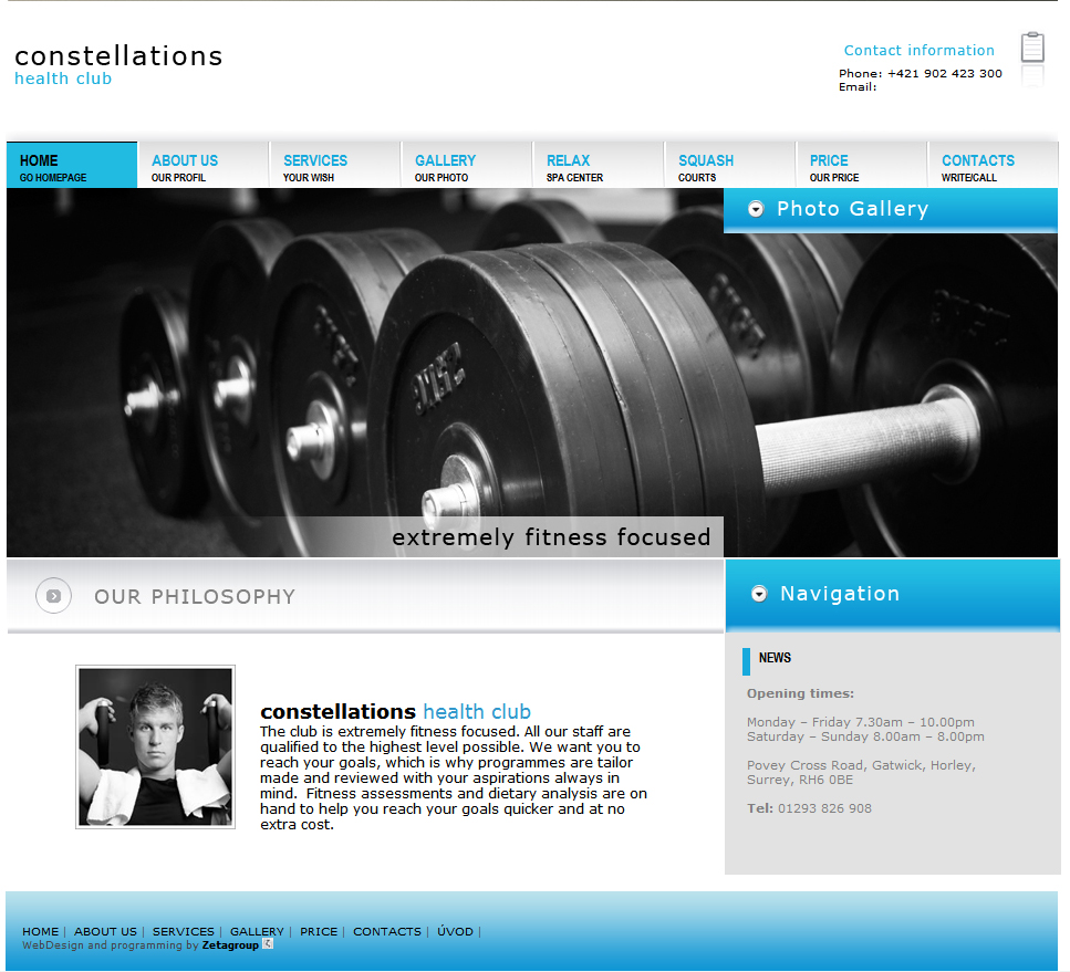 constellations health club 