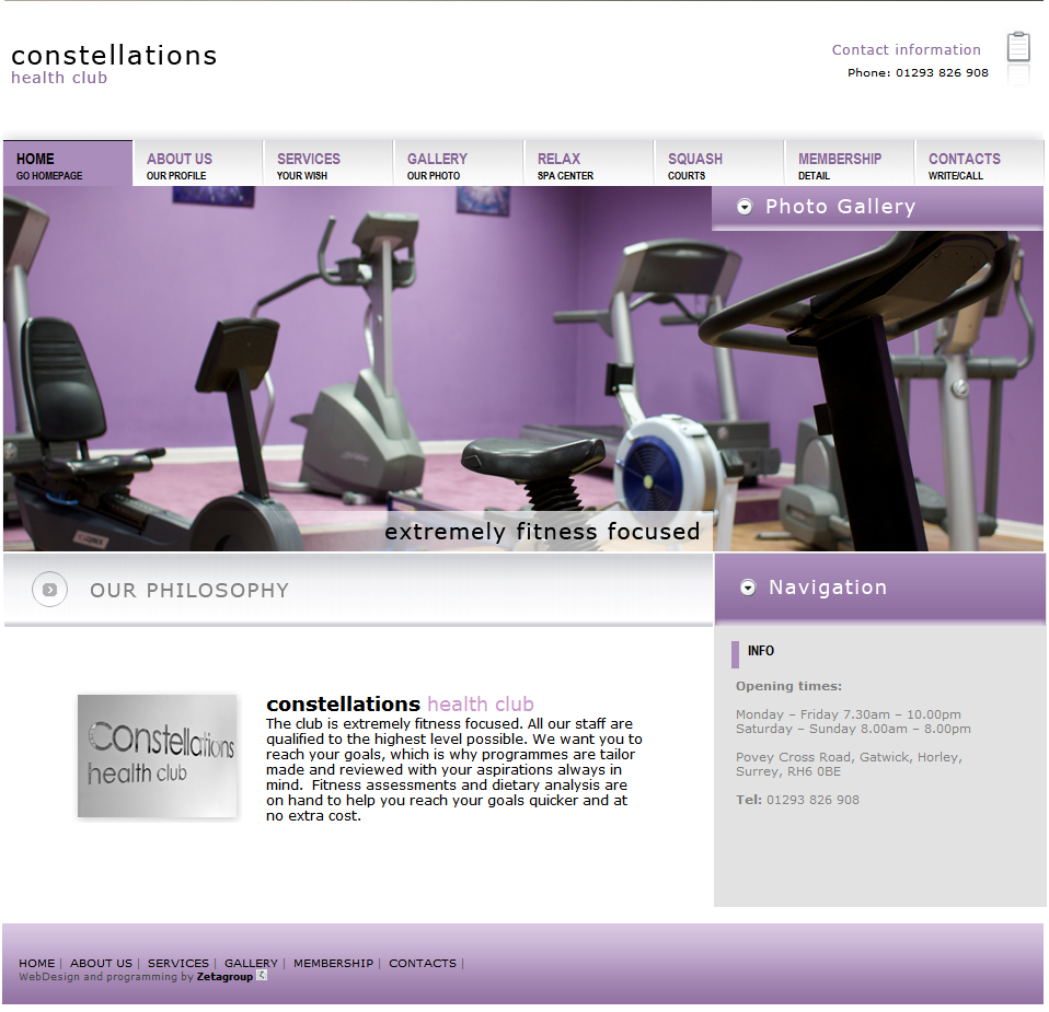 constellations health club 