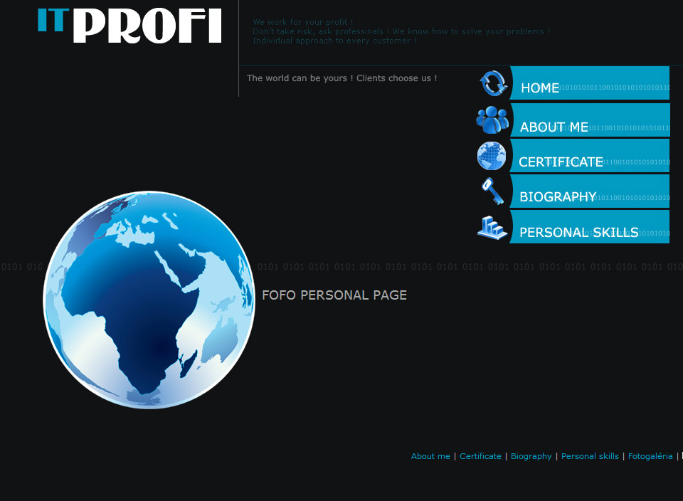 Personal page