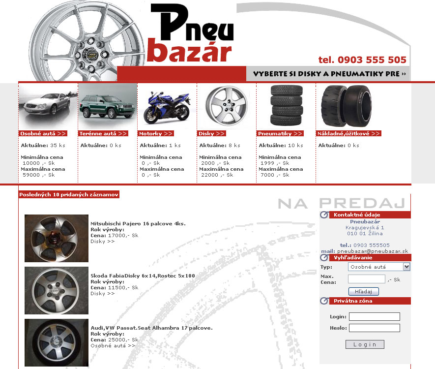 Pneubazár Mrázik