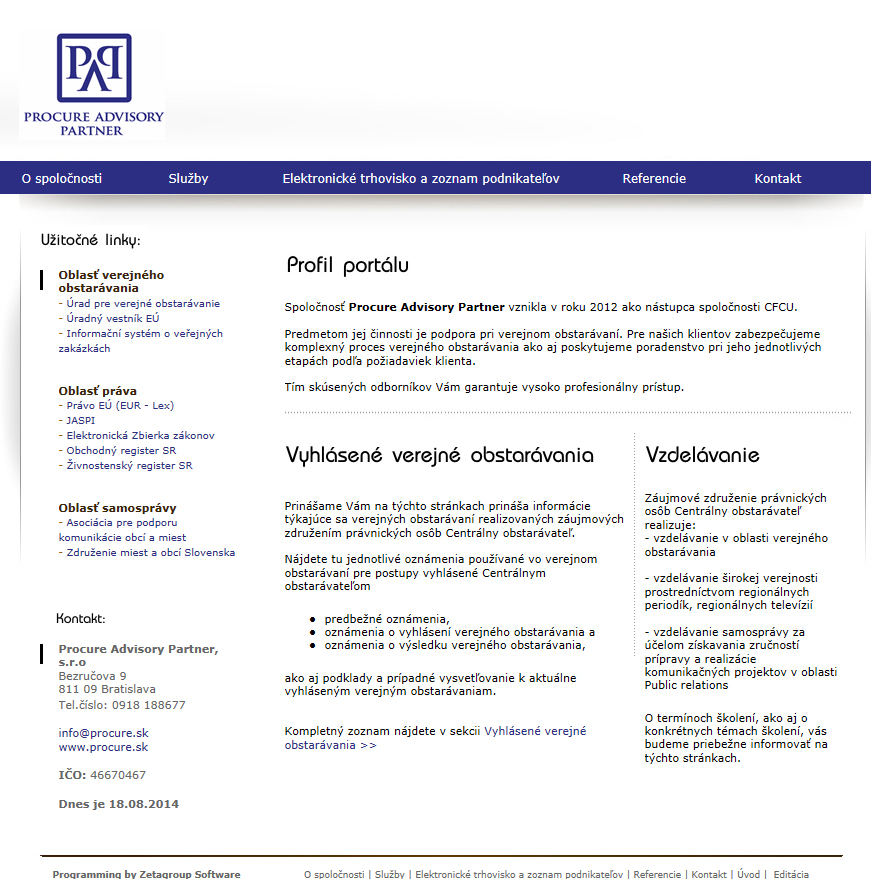 Procure Advisory Partner, s.r.o